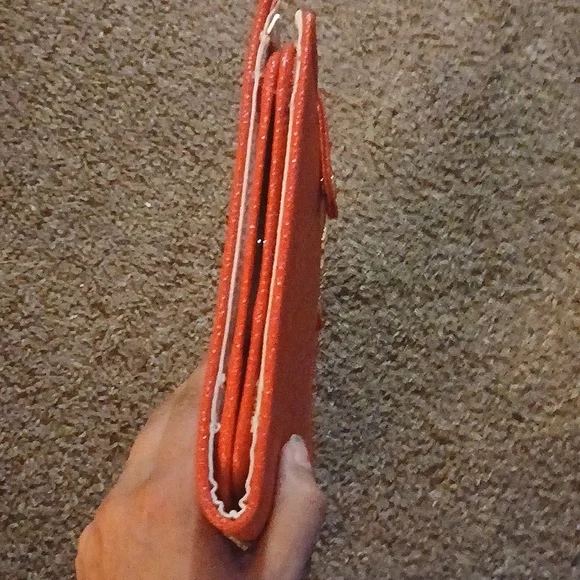 Kendra Scott Red Pebble Leather Jewelry Travel Case - Picture 4 of 16